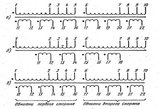 Тн46 220 50к схема обмоток